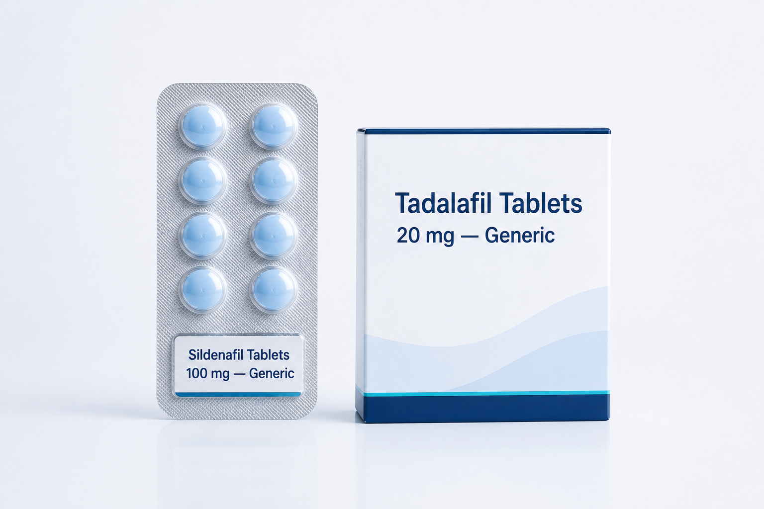 Sildenafil vs Tadalafil